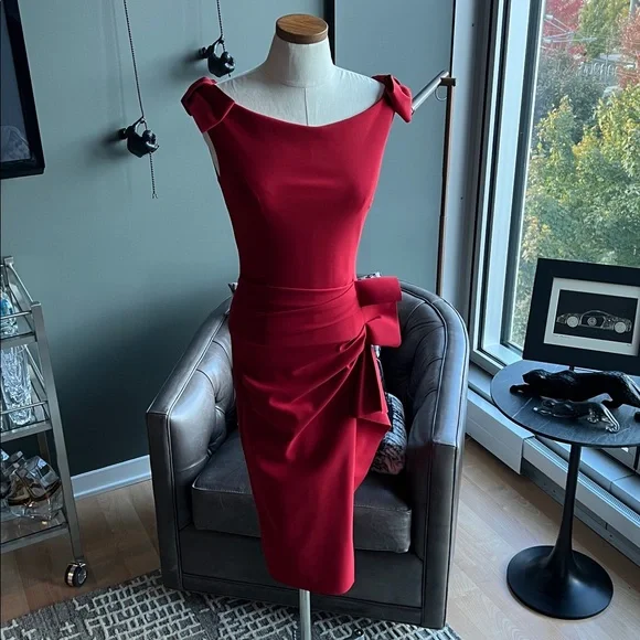 New Chiara Boni La Petite Robe Eprom Dress Size 4 US / 40 IT